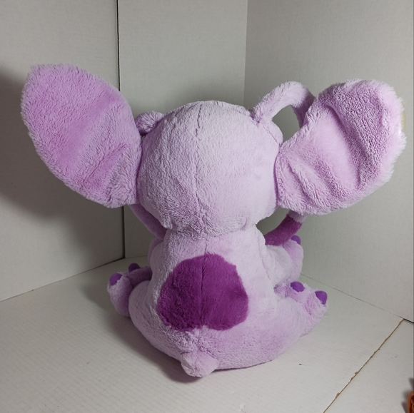 DISNEY LILO AND STITCH STUFFED PLUSH ANGEL 12" PURPLE PINK DISNEY PARKS - Picture 5 of 6